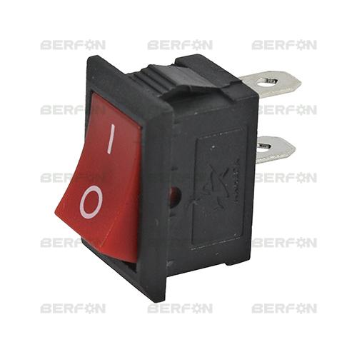 INTERRUPTOR STOP UNIVERSAL PLASTICO 2 POLOS